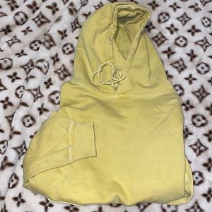 Mustard wash hoodie